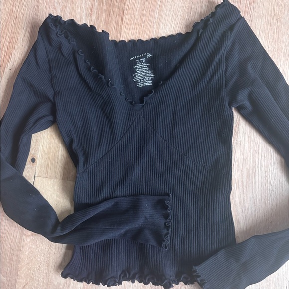 Free People Tops - FP Free people black long sleeve top